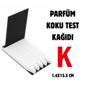 Parfüm Koku Test Kağıdı 100 Adet Premium Siyah Kapaklı
